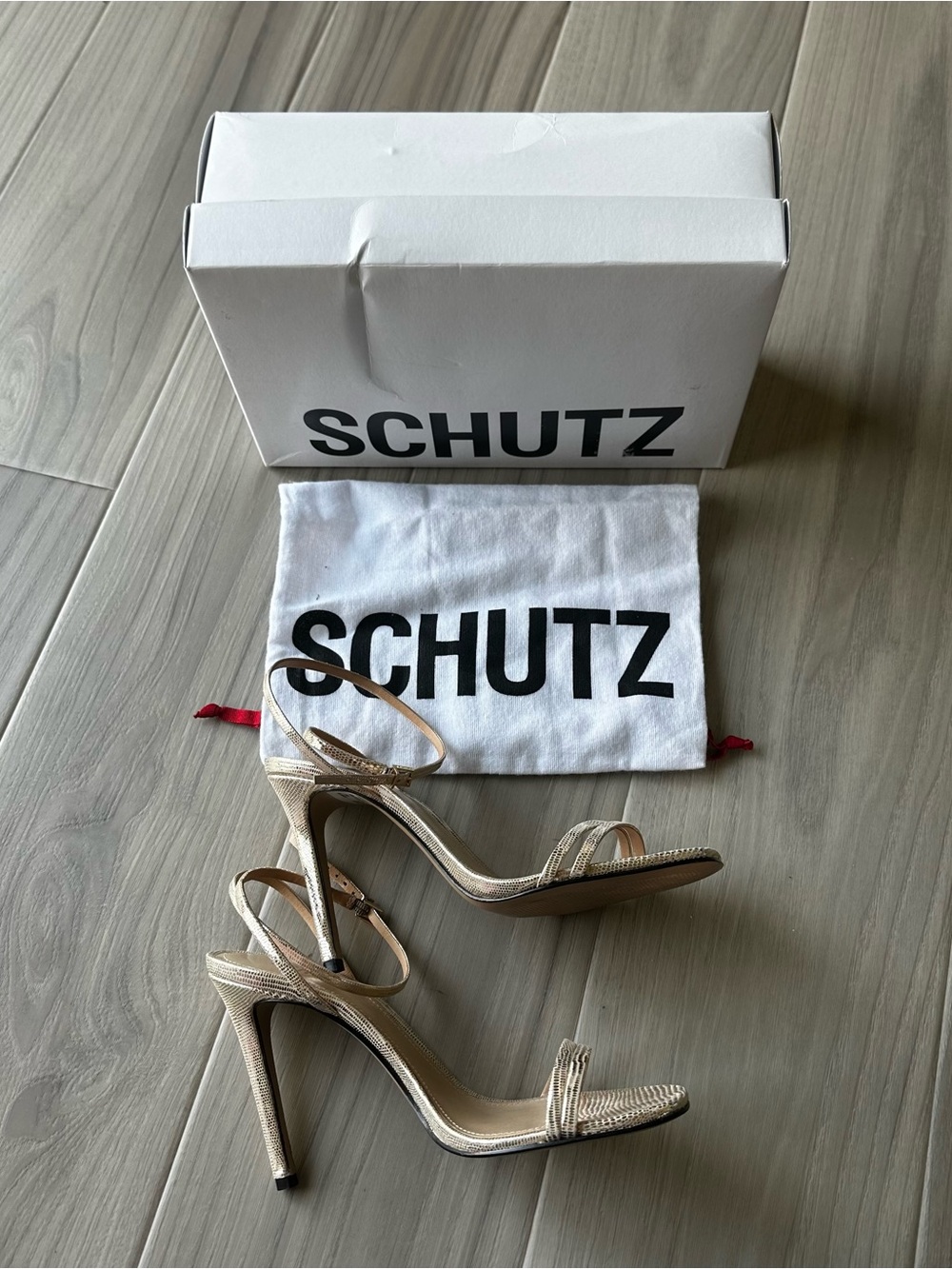 Schutz Altina Gold Heels